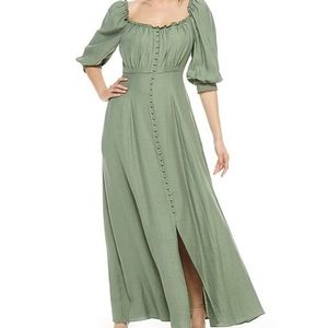 Gal Meets Glam Joanna dress in green size 14 maxi